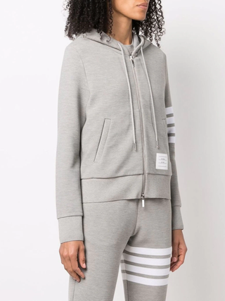 Thom Browne 4Bar Track Hooded Jackey - SHEET-1 - LISBON STORE