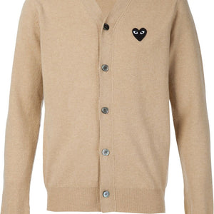 Comme Des Garçons Play Embroidered Heart Cardigan | Shop in Lisbon & Online at SHEET-1.com