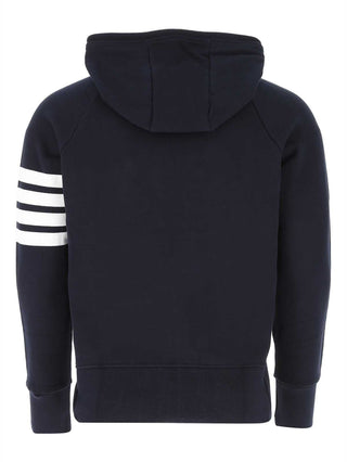 Thom Browne Classic Loopback 4-Bar Zip Hoodie - SHEET-1 - LISBON STORE