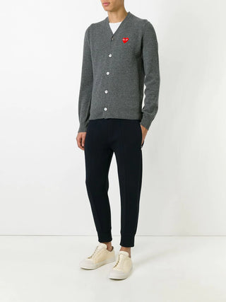 Comme Des Garçons Play Mens Knit Lightweight Cardigan | Shop in Lisbon & Online at SHEET-1.com