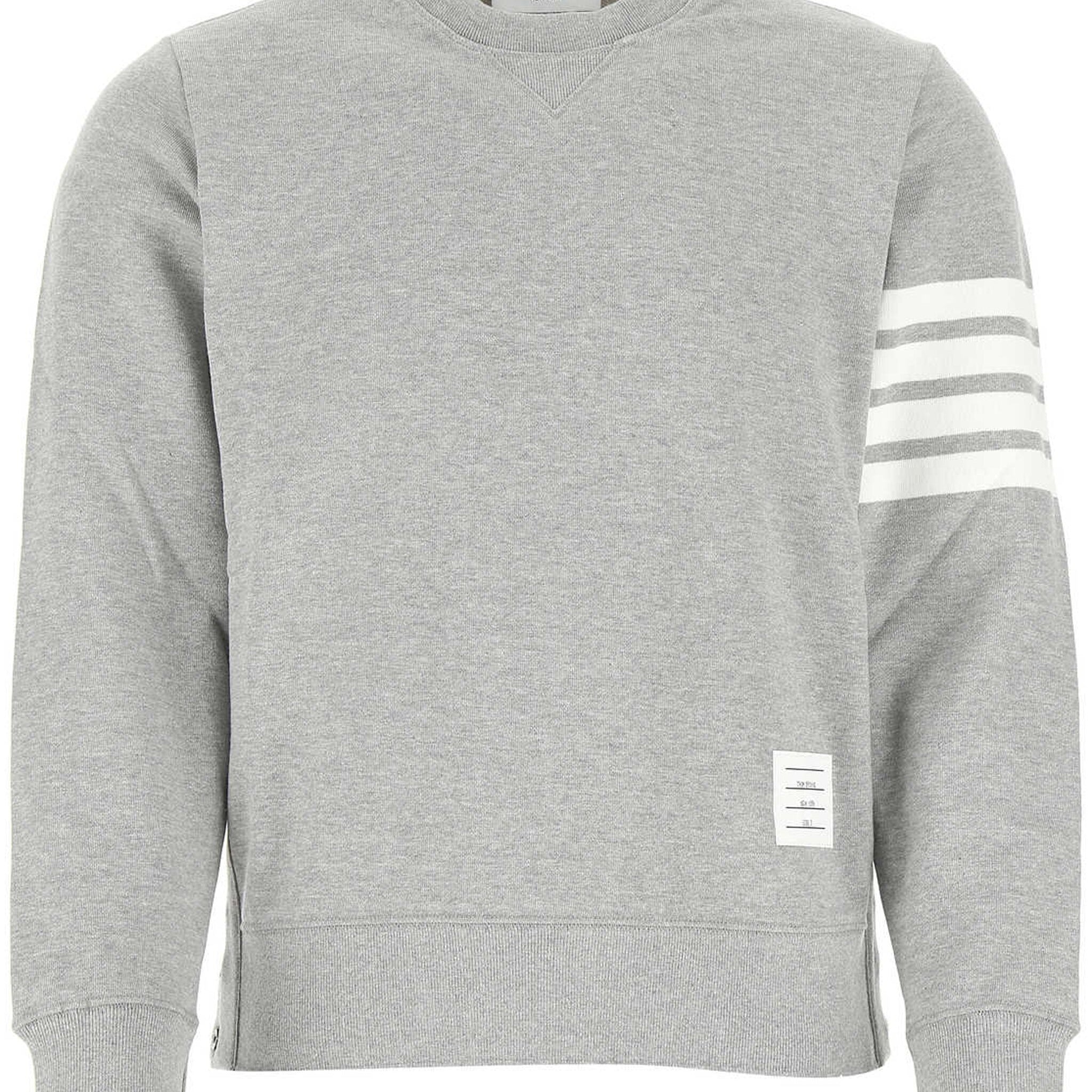 Thom Browne Classic Loopback 4-Bar Sweatshirt - SHEET-1 - LISBON STORE