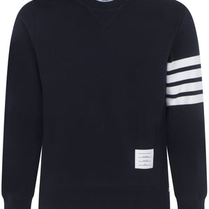 Thom Browne Classic Loopback 4-Bar Sweatshirt - SHEET-1 - LISBON STORE