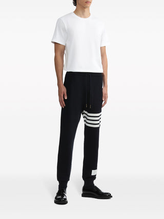 Thom Browne Jersey Relaxed Side Slit Tee - SHEET-1 - LISBON STORE