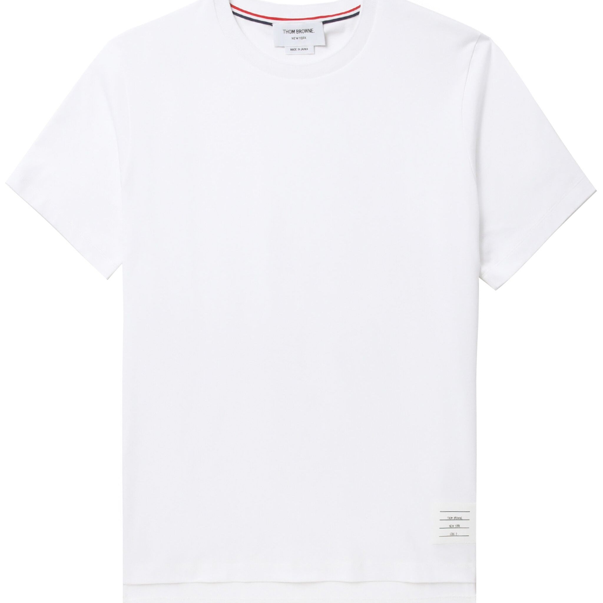 Thom Browne Jersey Relaxed Side Slit Tee - SHEET-1 - LISBON STORE