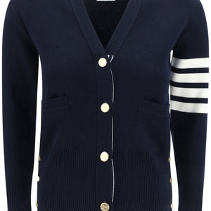 Thom Browne Milano Classic V Neck Cardigan - SHEET-1 - LISBON STORE