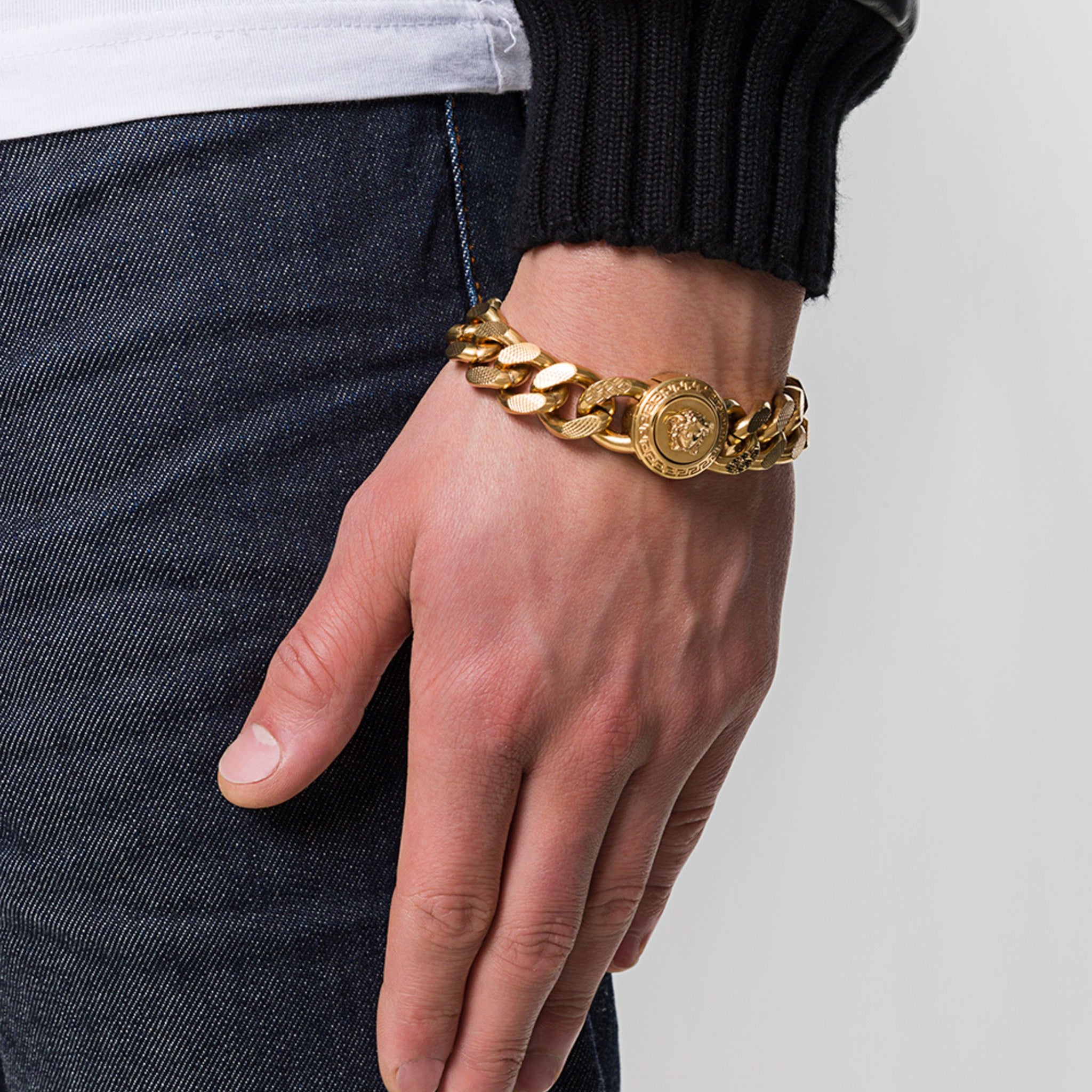 Medusa chain bracelet