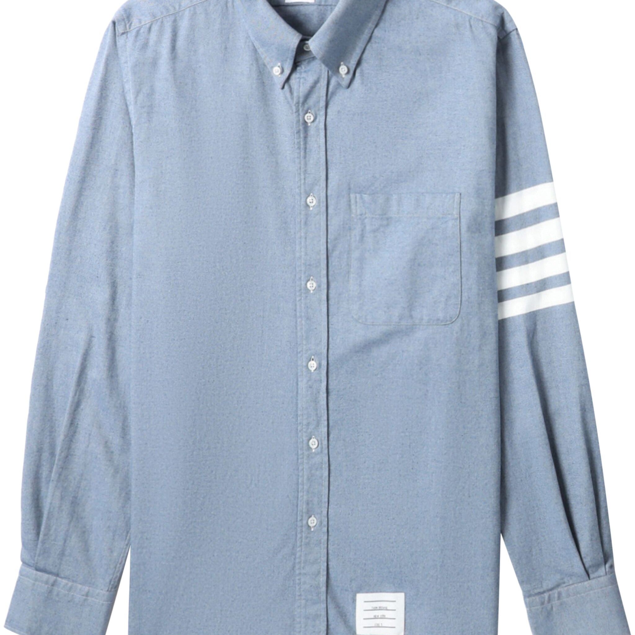 Thom Browne Flannel 4-Bar Straight Fit Shirt - SHEET-1 - LISBON STORE