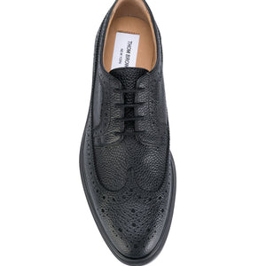 PEBBLE GRAIN LEATHER LONGWING BROGUE