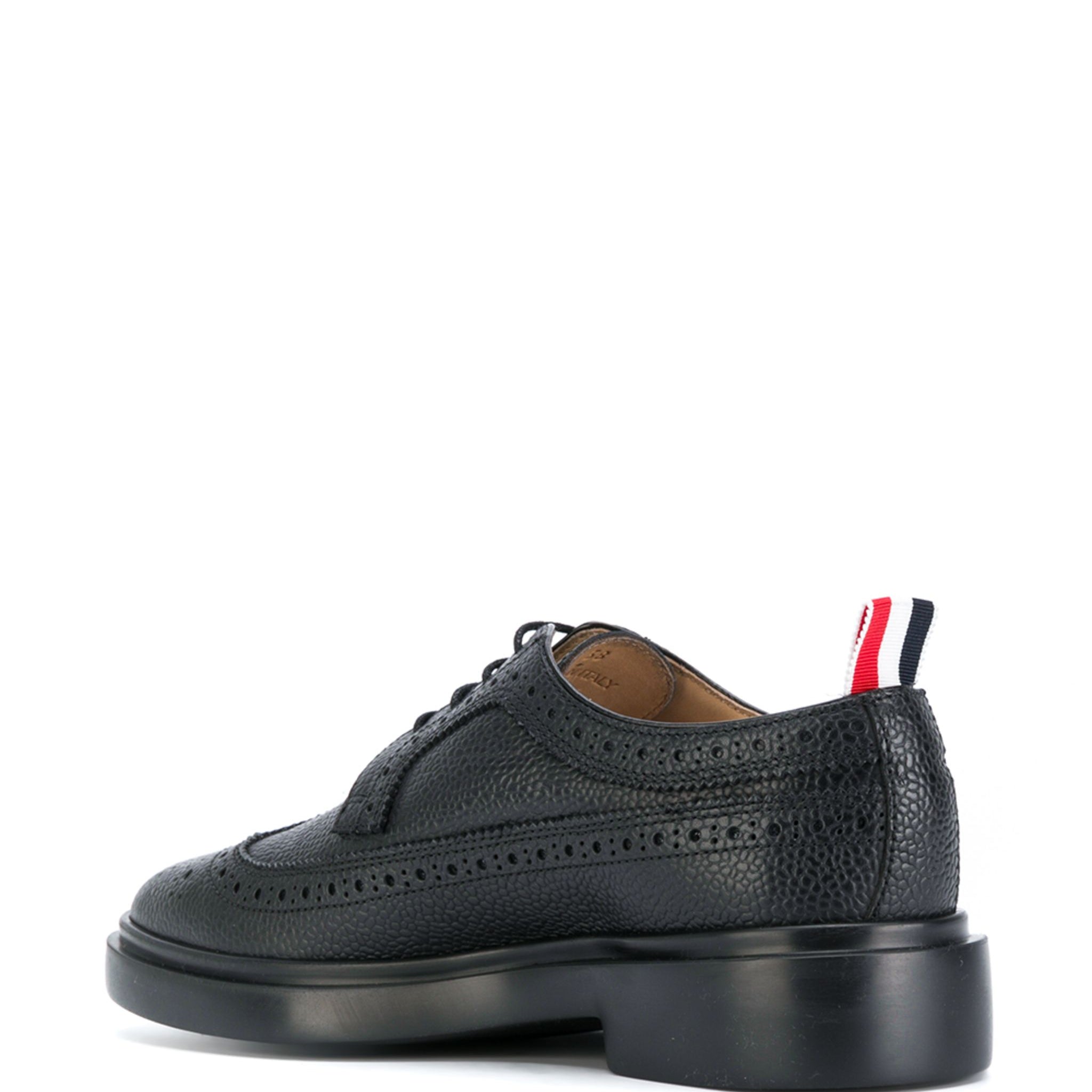 PEBBLE GRAIN LEATHER LONGWING BROGUE