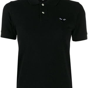 Polo t-shirt with black heart - SHEET-1