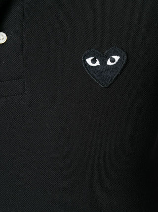 Polo t-shirt with black heart - SHEET-1