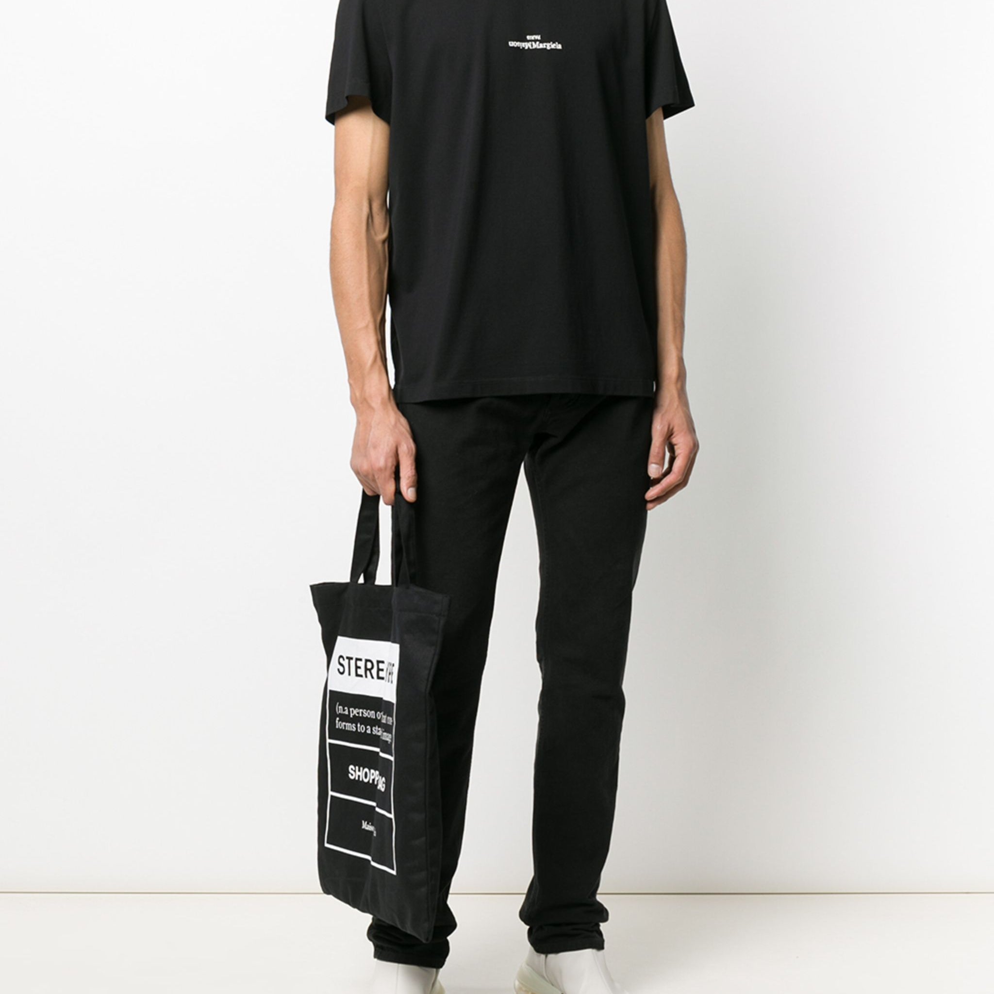 Maison Margiela Distorted-Logo Cotton T-shirt | Shop in Lisbon & Online at SHEET-1.com