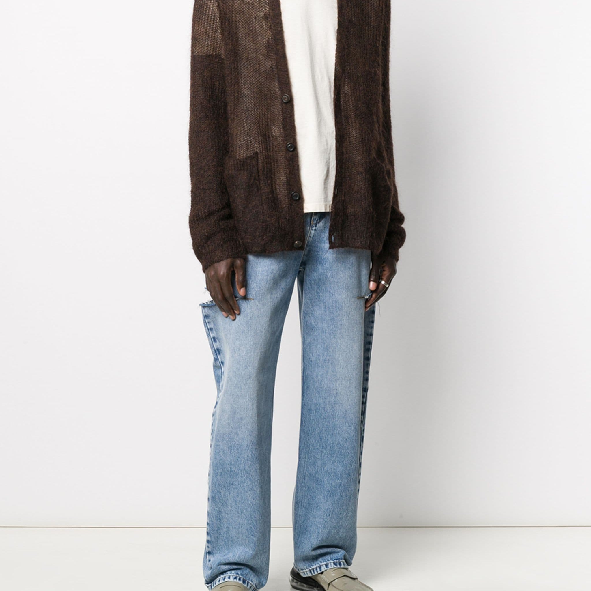 Maison Margiela Cut Out Details Loose Jeans | Shop in Lisbon & Online at SHEET-1.com