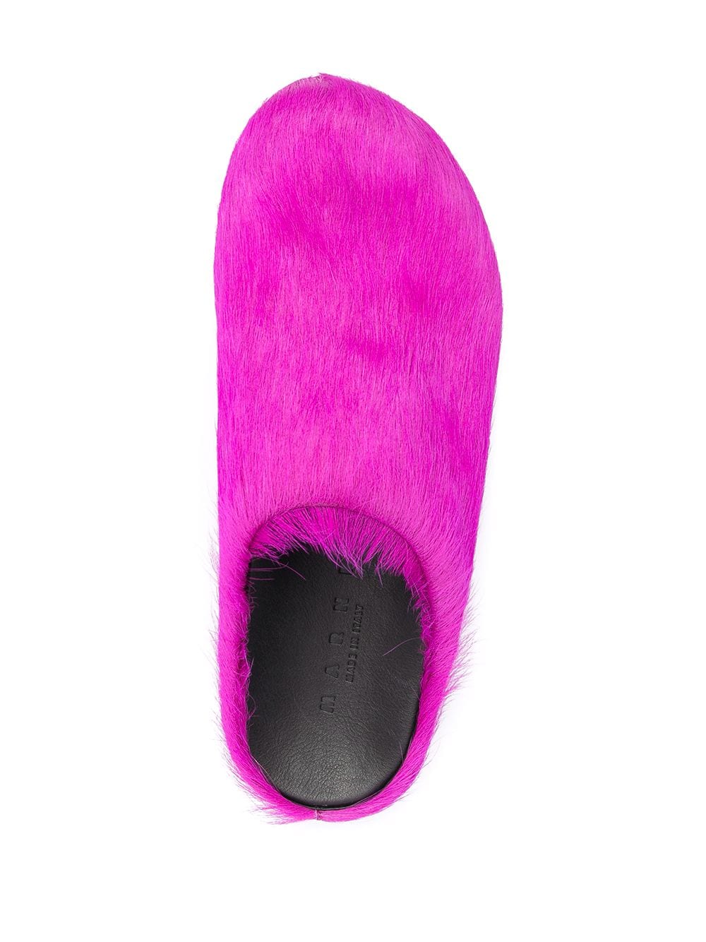 FUSSBET SABOT CALF HAIR SLIPPERS