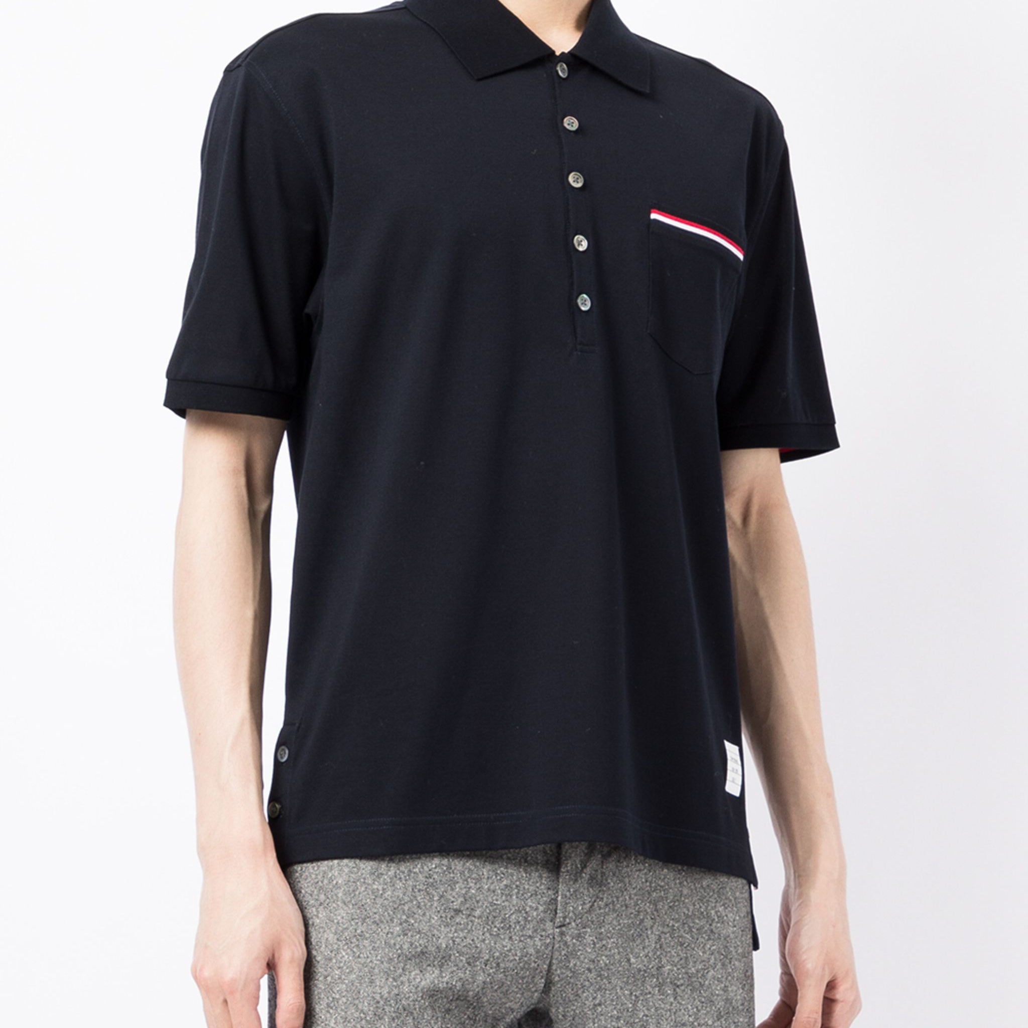 Thom Browne Pique Pocket Polo - SHEET-1 - LISBON STORE