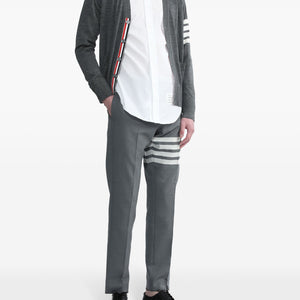 Thom Browne Wool Classic V-Neck Cardigan - SHEET-1 - LISBON STORE