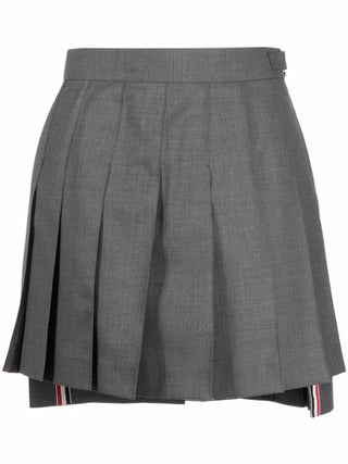 Thom Browne Twill Pleated Mini Skirt - SHEET-1 - LISBON STORE