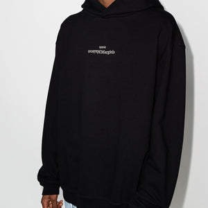 logo-embroidered cotton hoodie