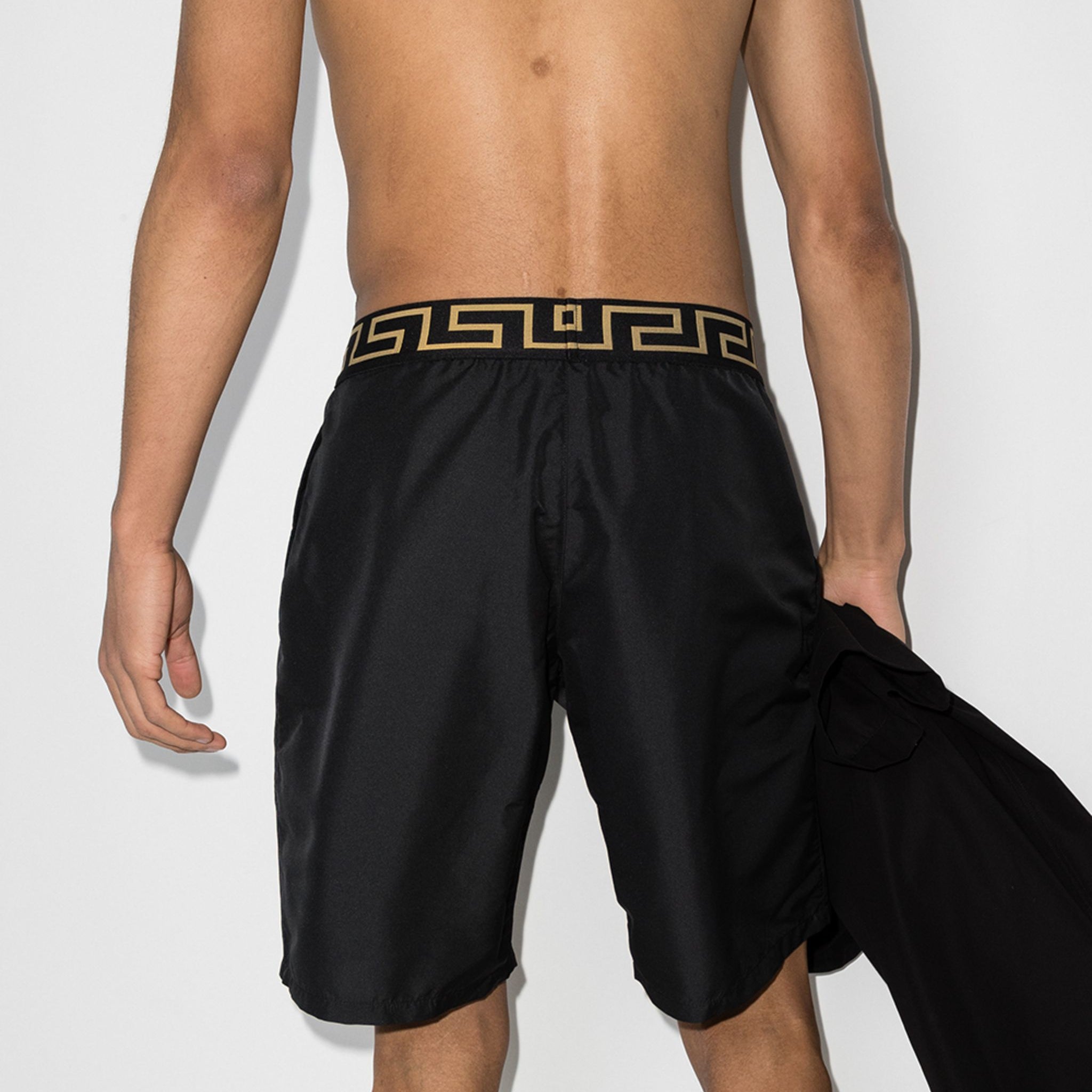 Greca Border swim shorts