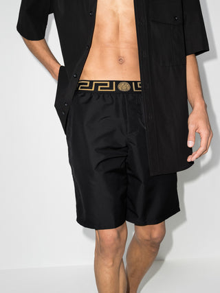 Versace Greca Border Swim Shorts - SHEET-1 - LISBON STORE