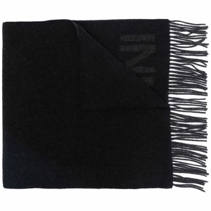 Ganni Recycled Wool Blend Fringe Scarf | Shop in Lisbon & Online at SHEET-1.com