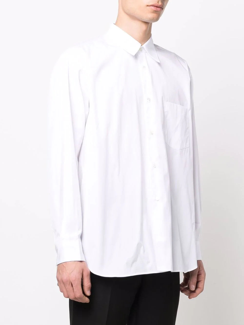 Comme Des Garçons Shirt Plain Button Down Shirt | Shop in Lisbon & Online at SHEET-1.com