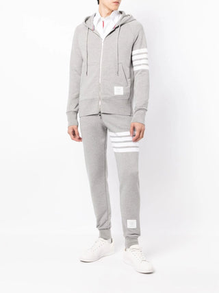 Thom Browne 4-Bar Zip Up Hoodie | Shop in Lisbon & Online at SHEET-1.com