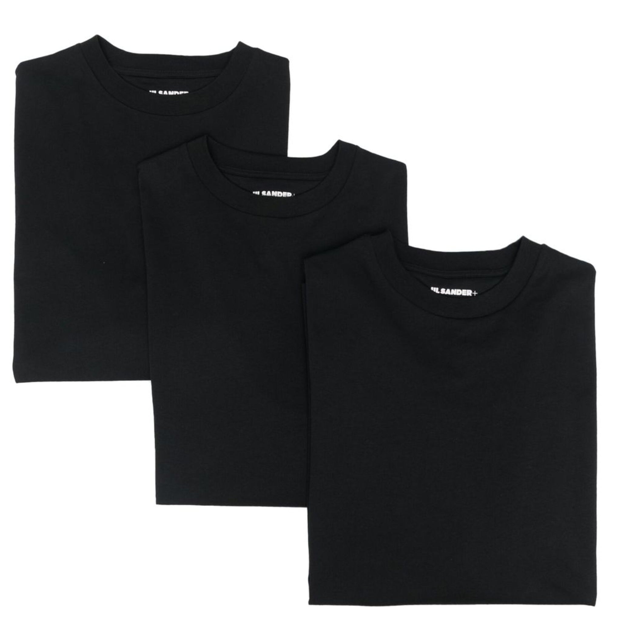 Jil Sander Set Of 3 Long Sleeve Logo Patch T-Shirt - SHEET-1 - LISBON STORE