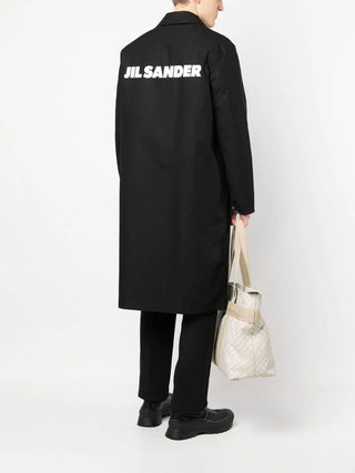 Jil Sander Logo Print Coat - SHEET-1 - LISBON STORE