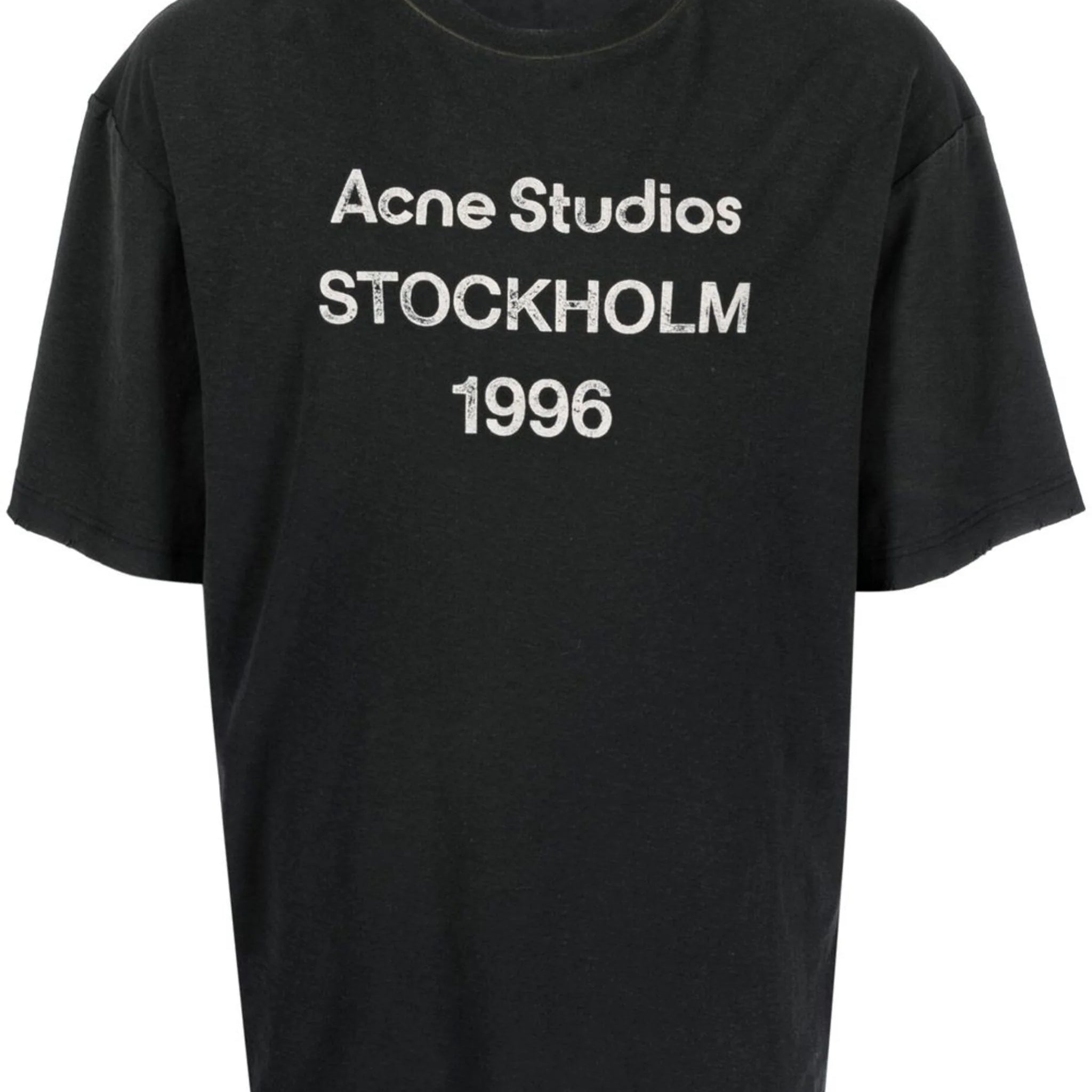 Acne Studios Logo Stockholm 1996 Print T-Shirt | Shop in Lisbon & Online at SHEET-1.com