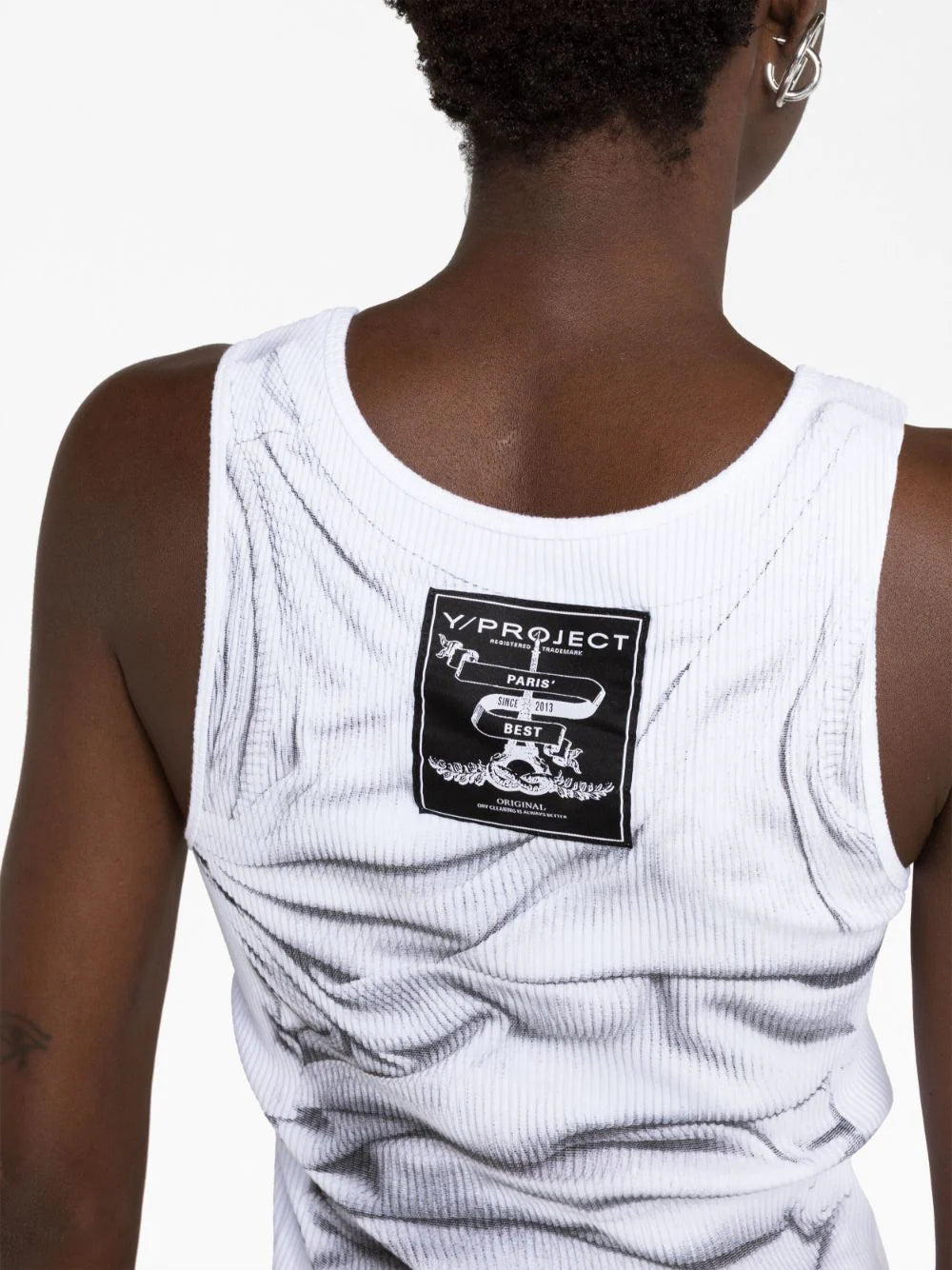 COMPACT GRAPHIC-PRINT TANK TOP