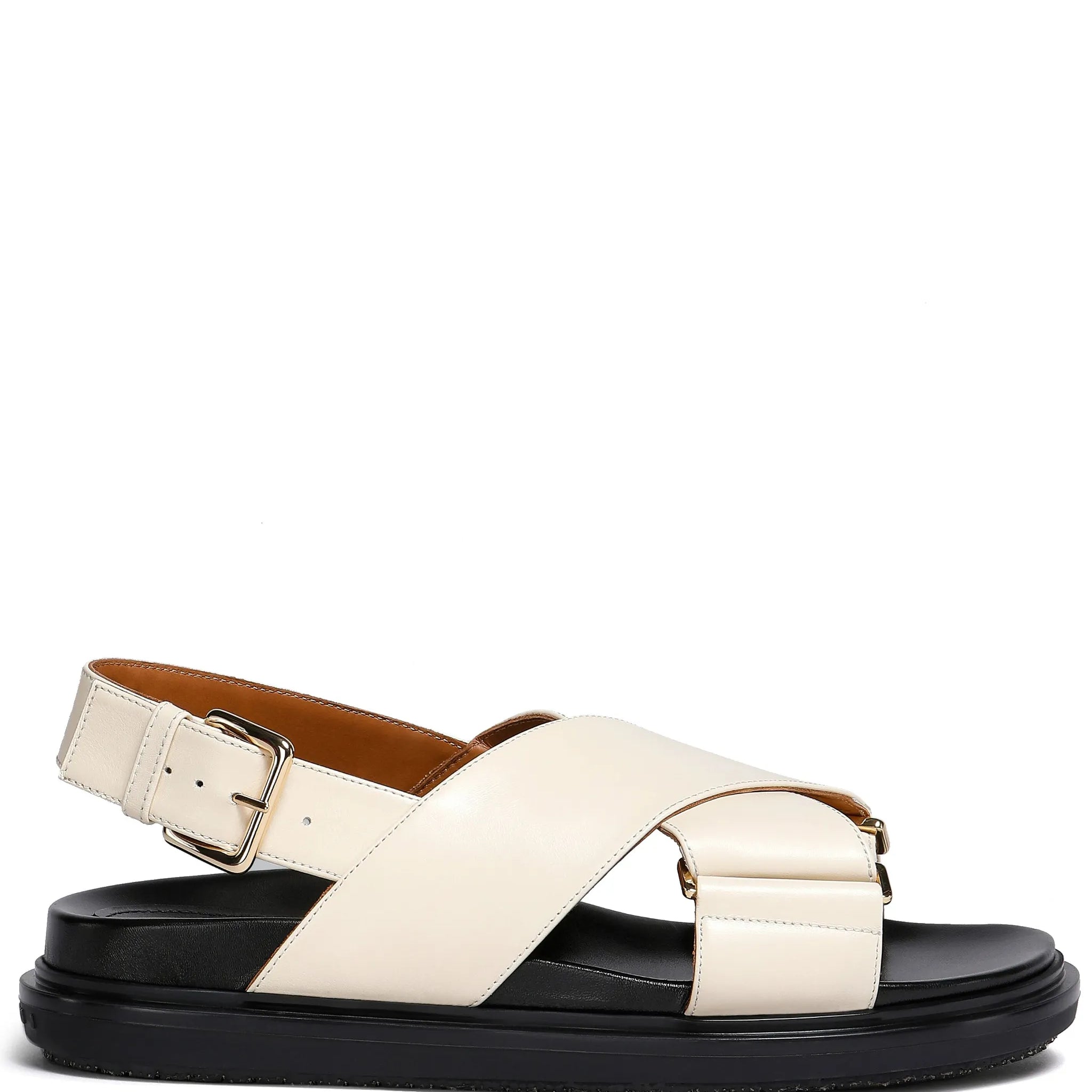 FUSSBET LEATHER SANDALS Pearl