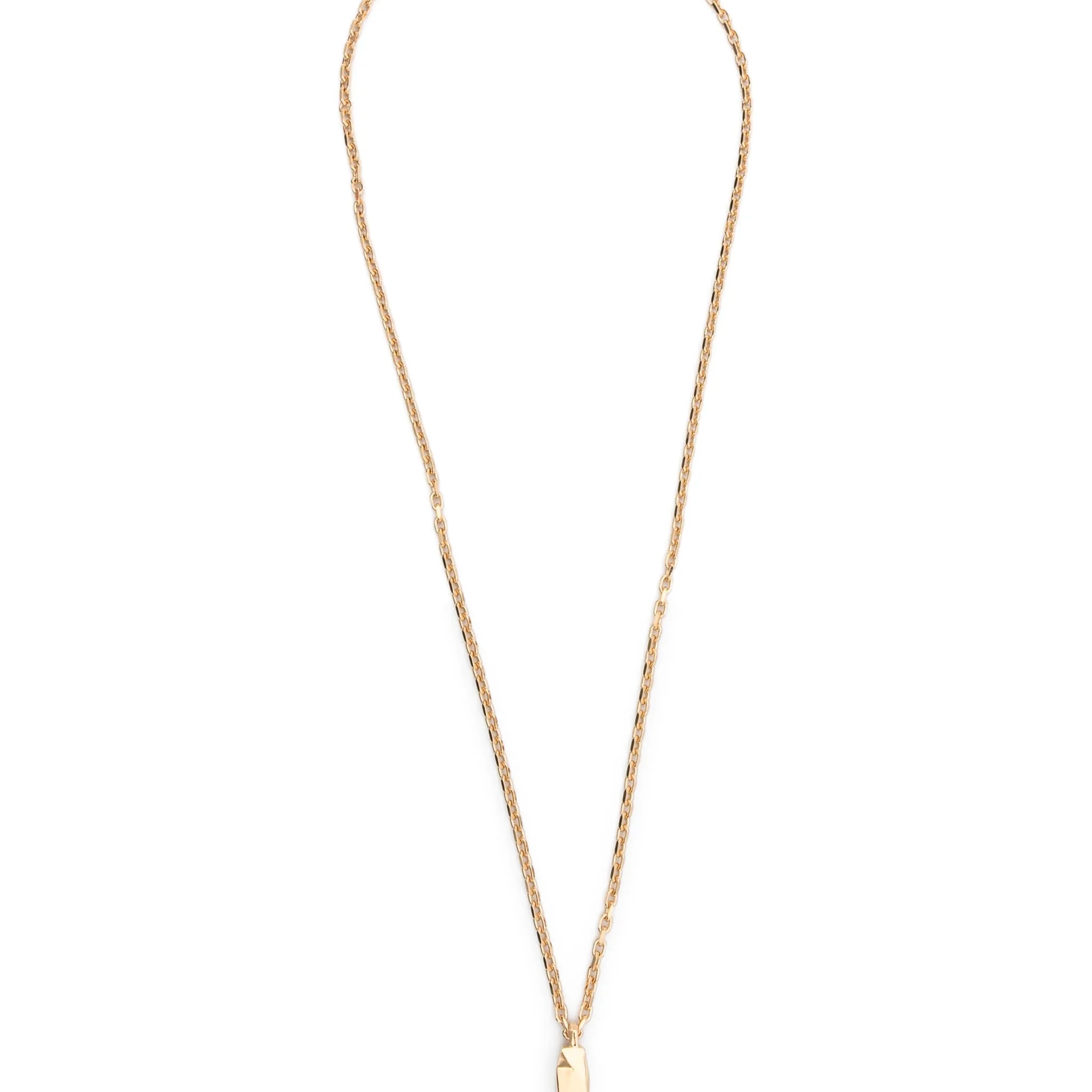 geometric pendant necklace