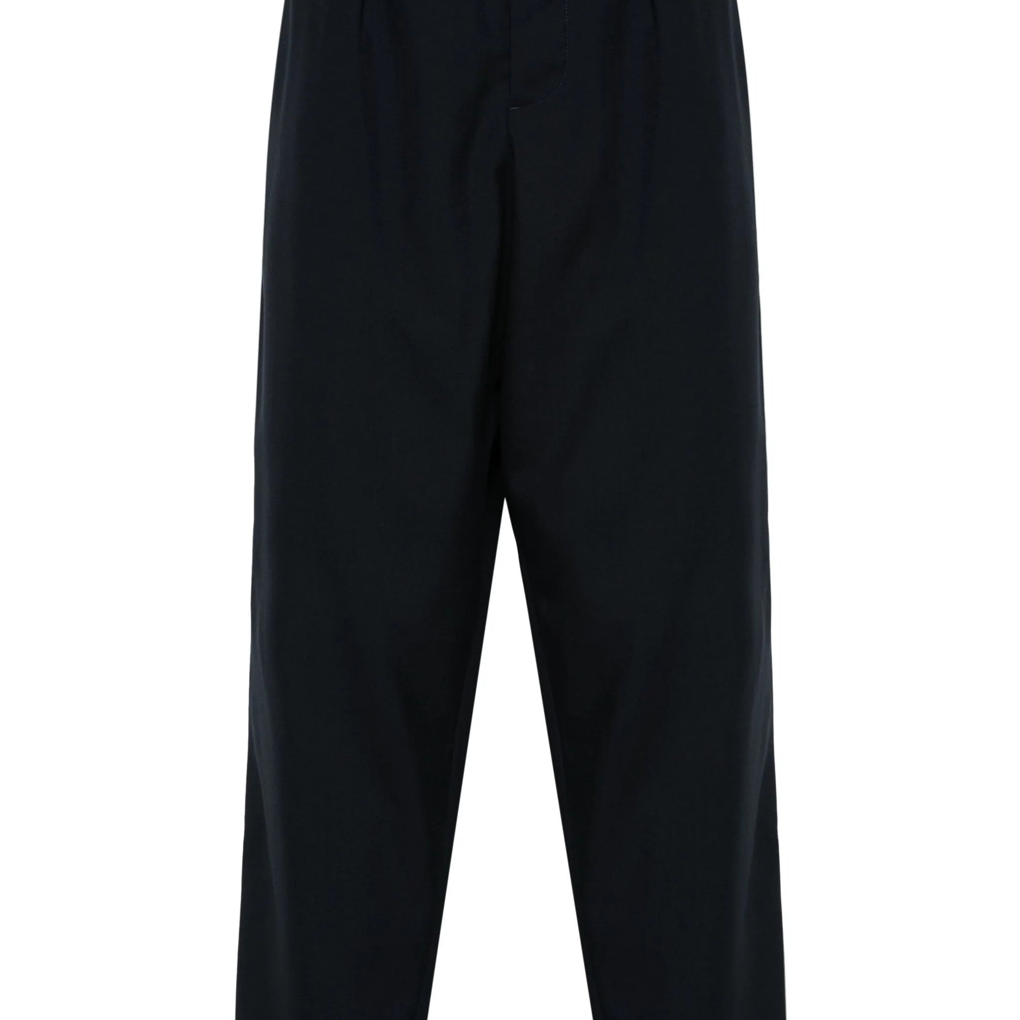 cropped wool trousers