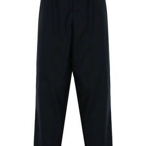 cropped wool trousers