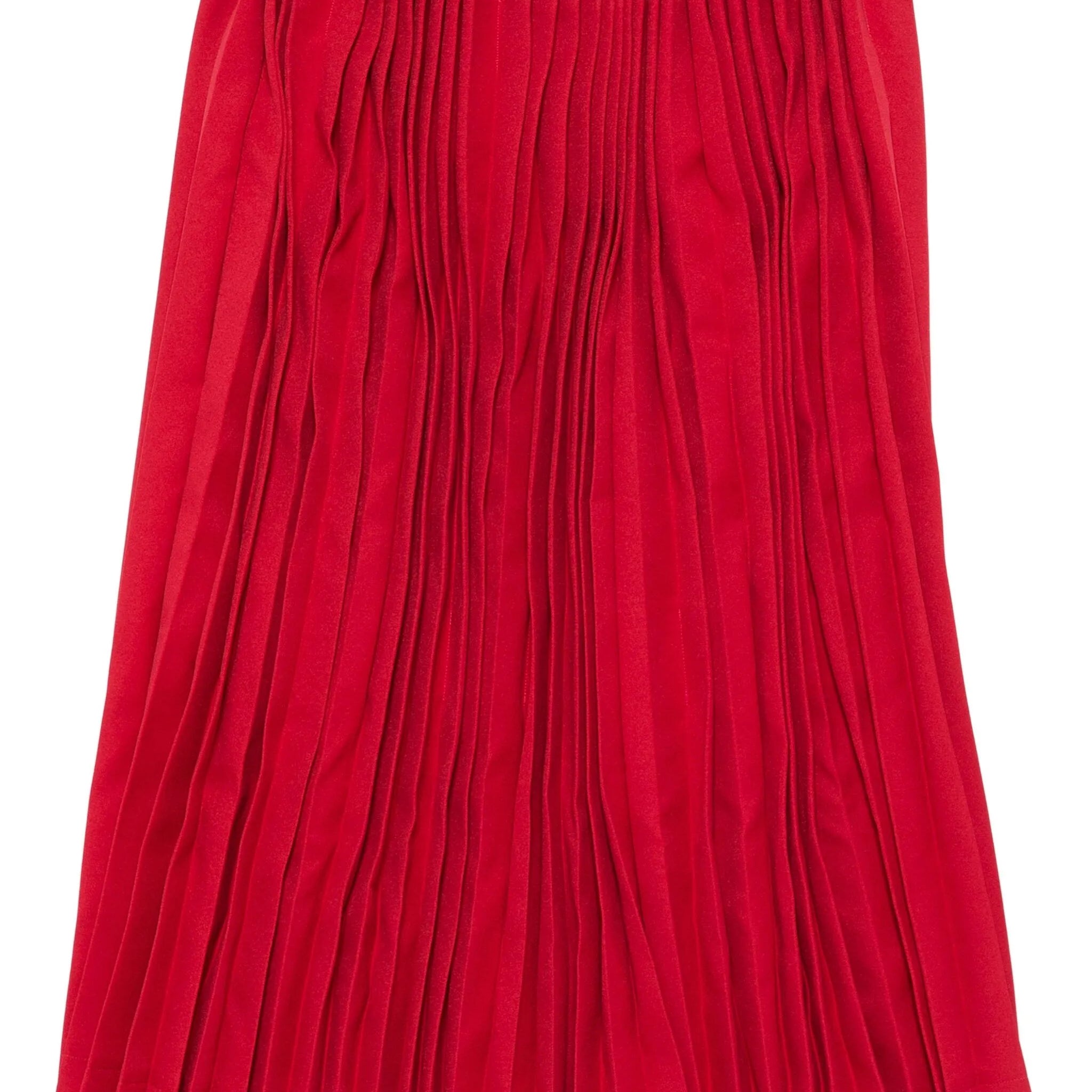 pleated midi skirt