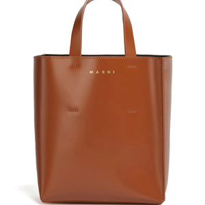 mini Museo leather tote bag