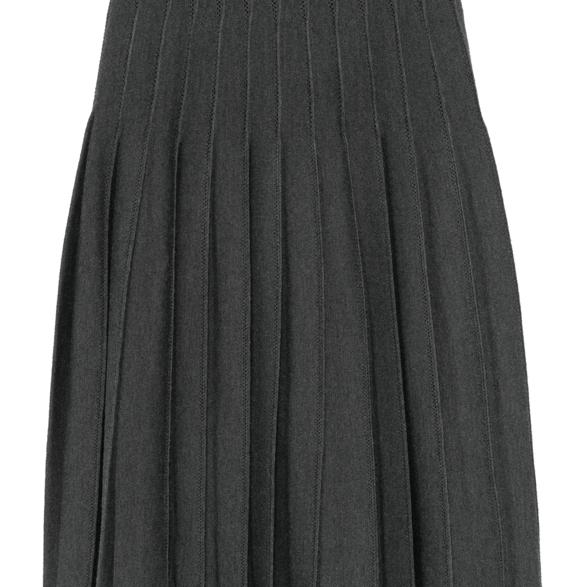 POINTELLE PLEATED SKIRT