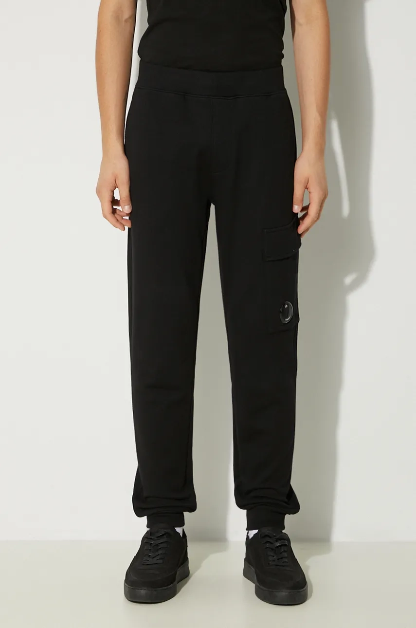 DIAGONAL RAISED FLEECE CARGO SWEATPANTS