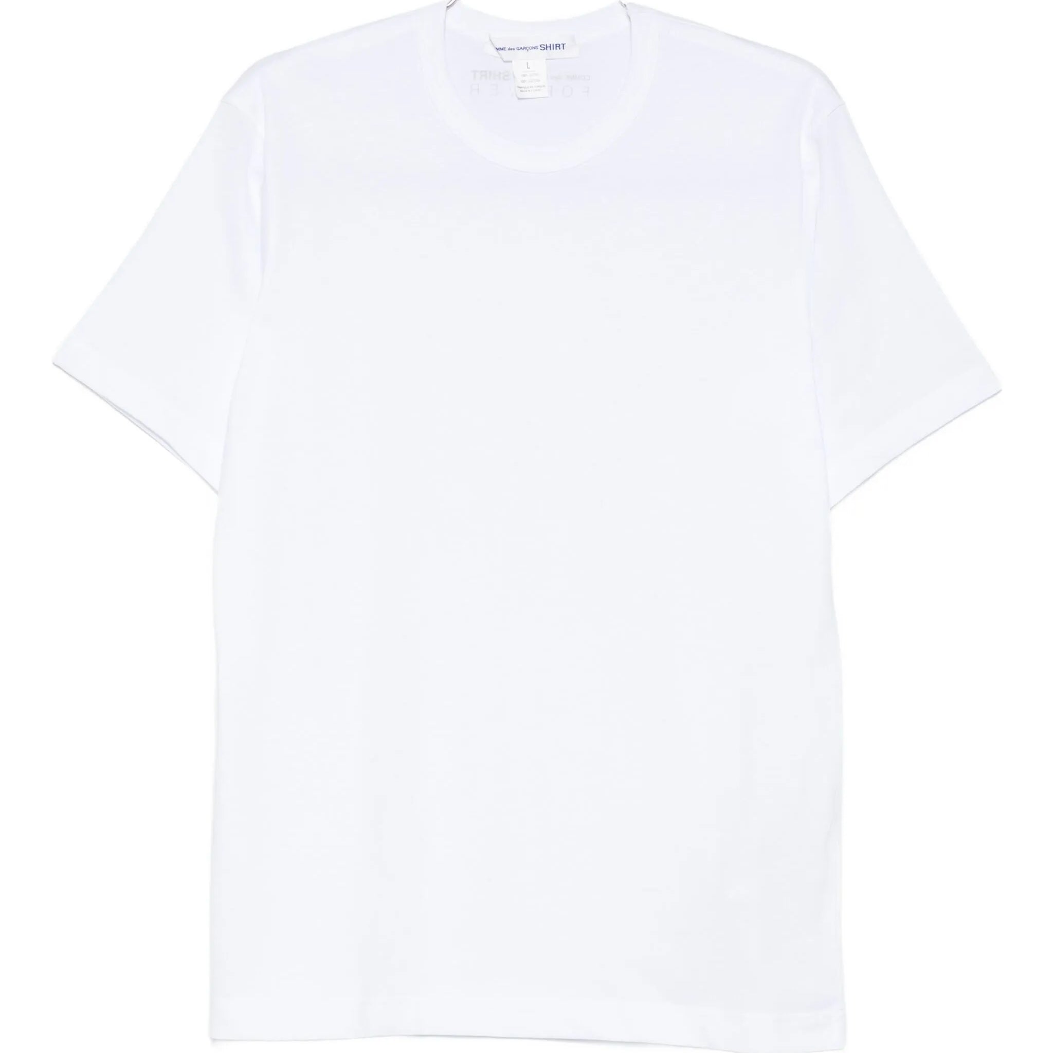 back-logo cotton T-shirt