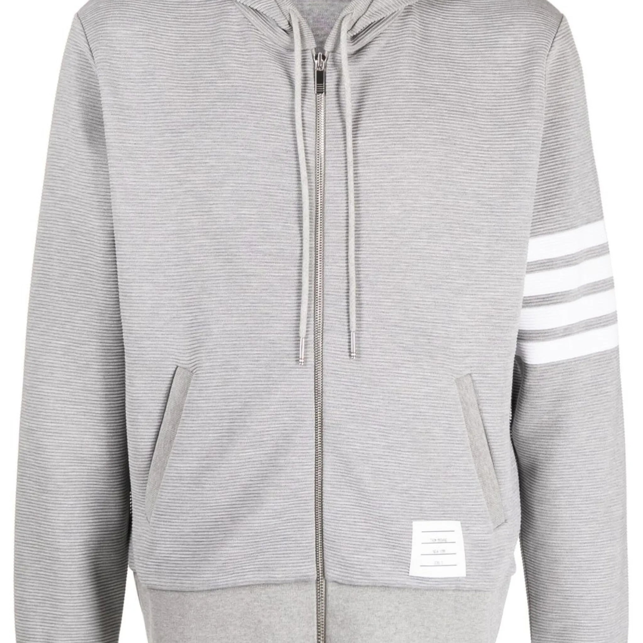 ZIP HOODIE W/ 4BAR IN OTTOMAN