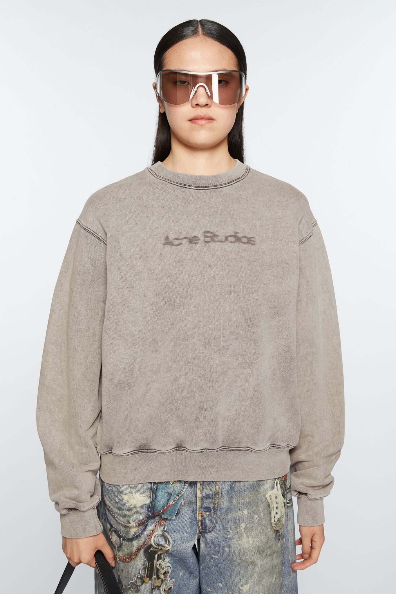 Acne Studios Hooded Sweater Logo Patch - SHEET-1 - LISBON STORE