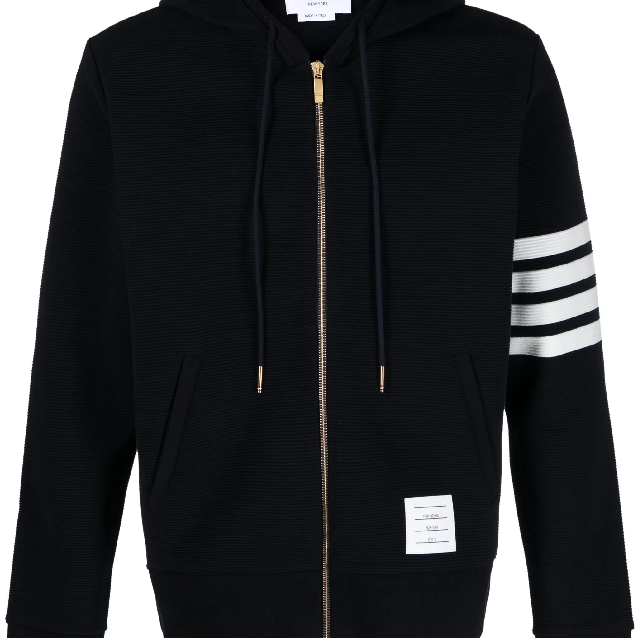 ZIP HOODIE W/ 4BAR IN OTTOMAN