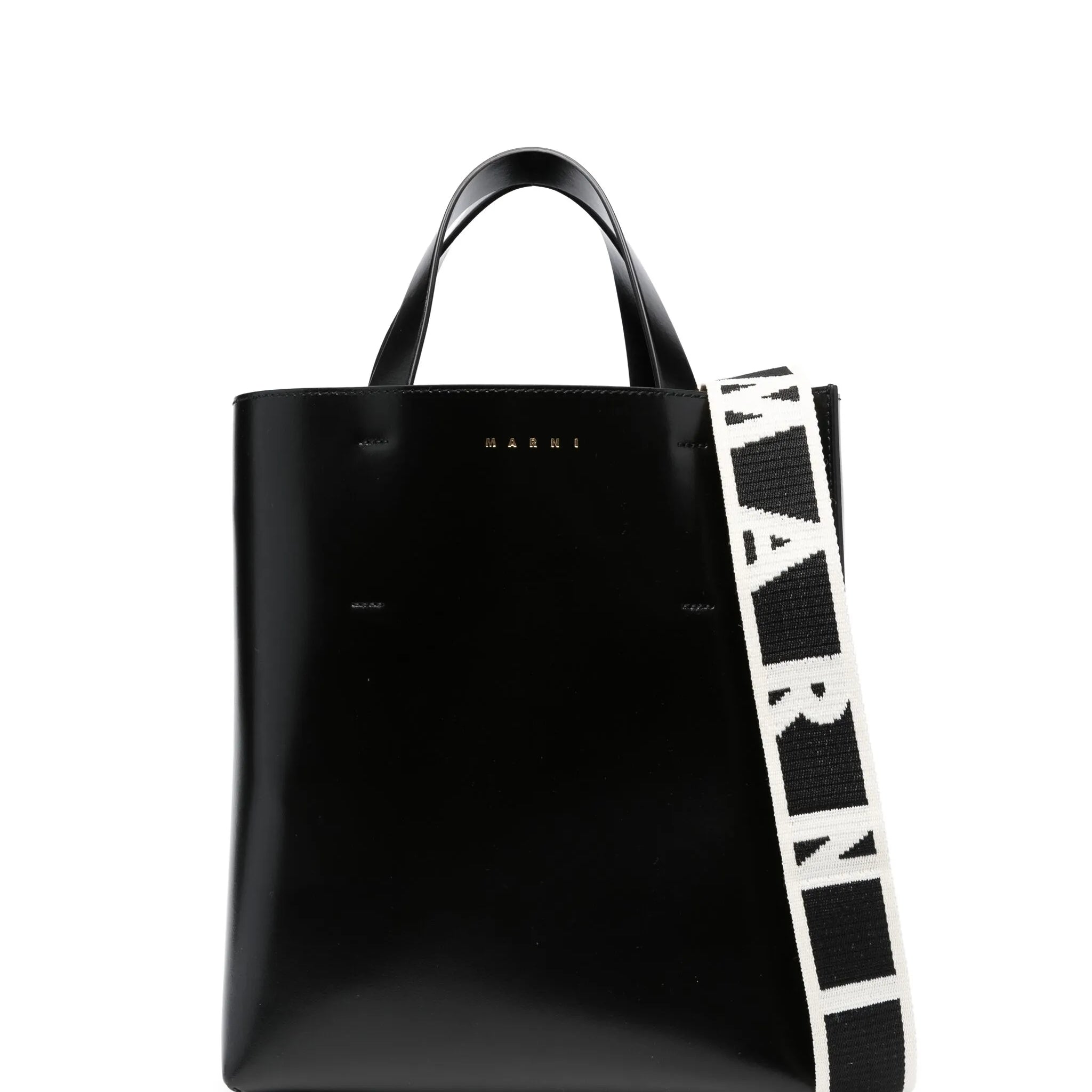 small Museo leather tote bag