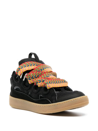 Lanvin Curb Low Top Leather Sneakers - SHEET-1 - LISBON STORE