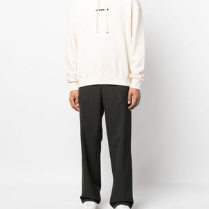 Jil Sander Hooded Logo Sweatshirt - SHEET-1 - LISBON STORE