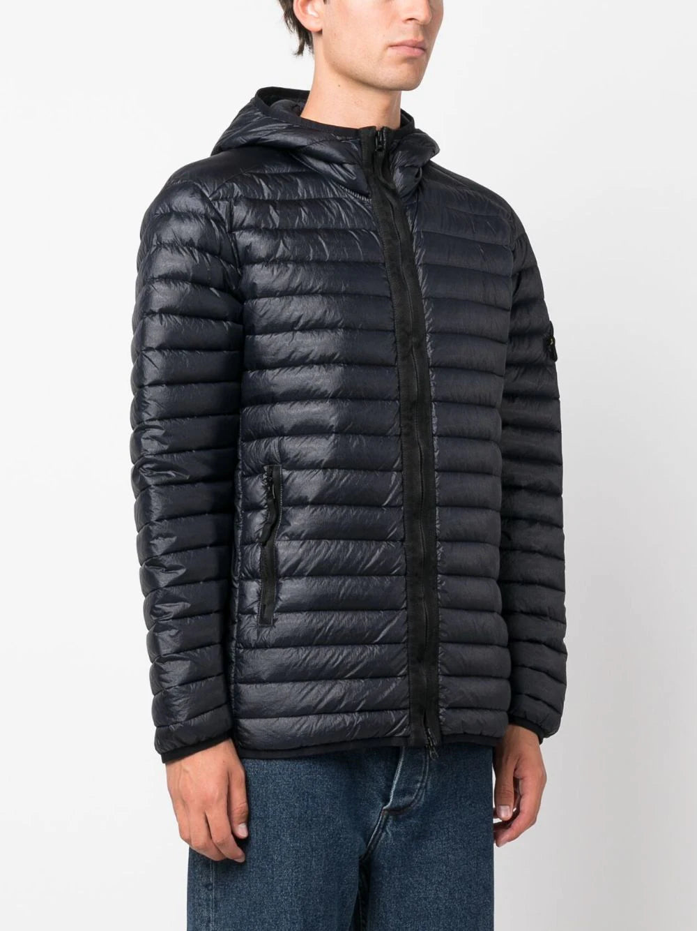 FEATHER DOWN HOODED JACKET