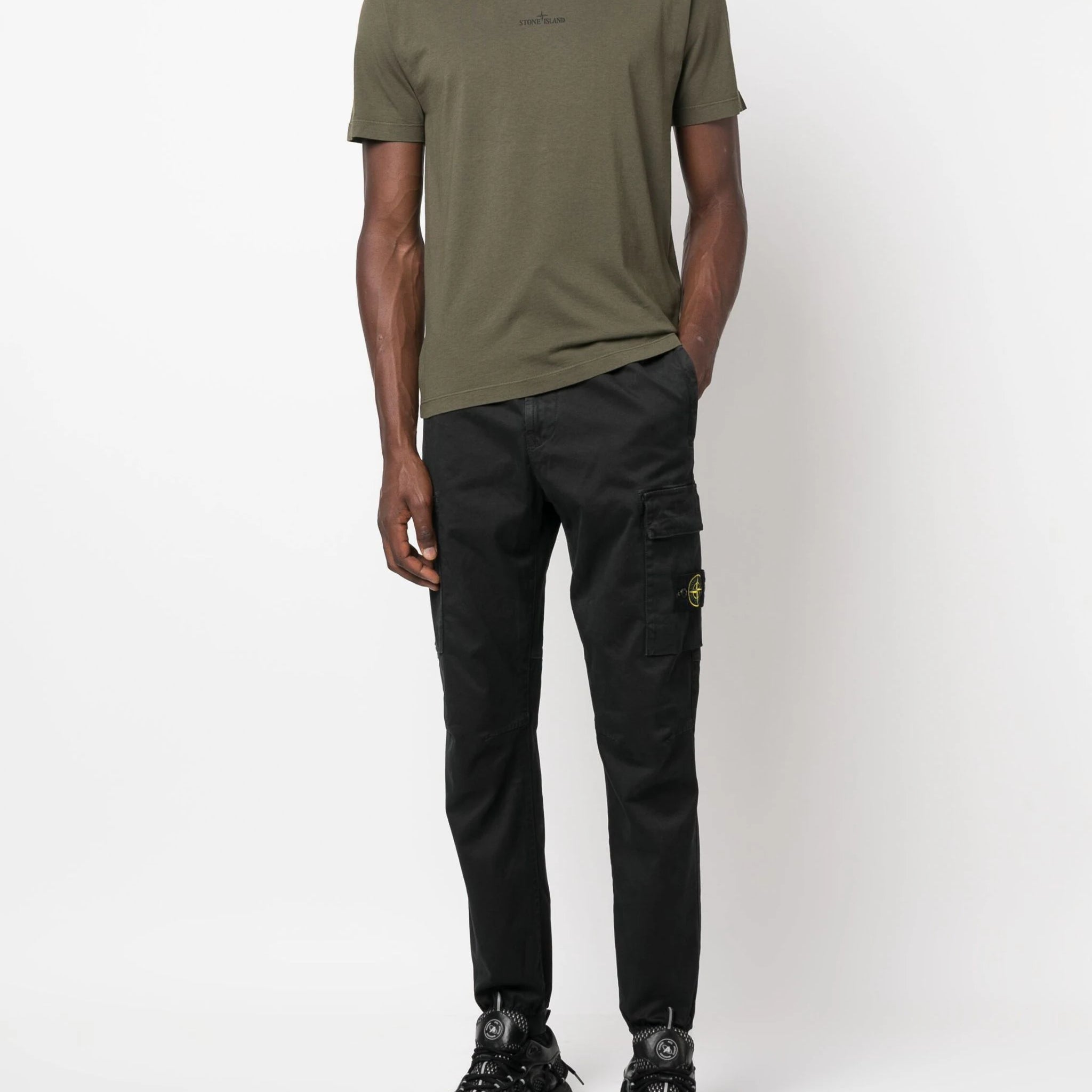 Stone Island Tapered Leg Cargo Trousers | Shop in Lisbon & Online at SHEET-1.com