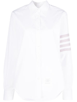 Thom Browne Easy Fit Point Collar Shirt - SHEET-1 - LISBON STORE