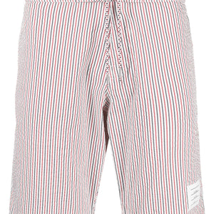 Thom Browne Seersucker Board Shorts - SHEET-1 - LISBON STORE